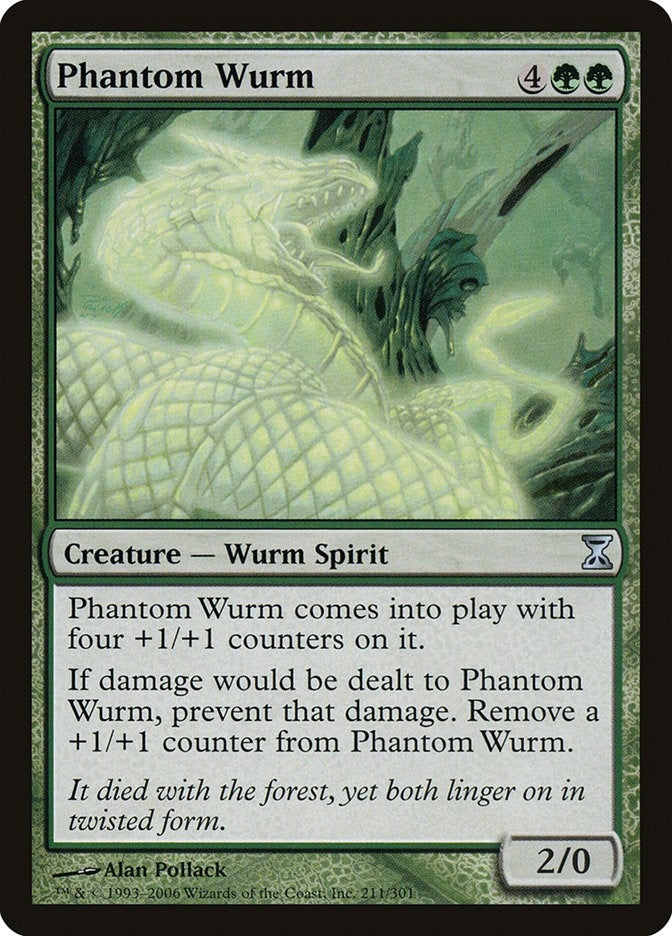 Phantom Wurm (211) [TSP] - MTG Single