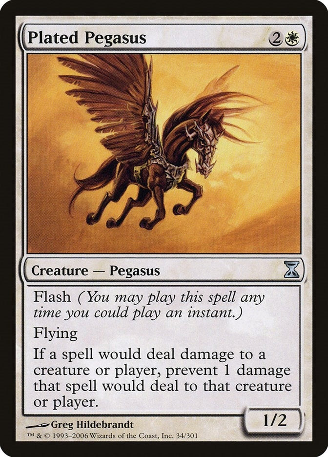 Plated Pegasus (34) [TSP] - MTG Single