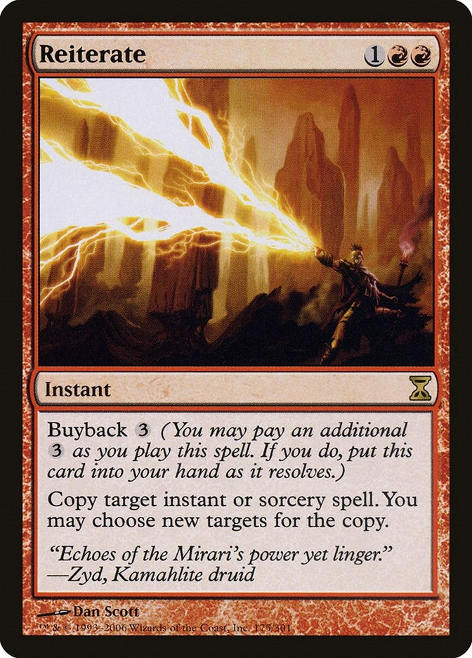 Reiterate (175) [TSP] - MTG Single