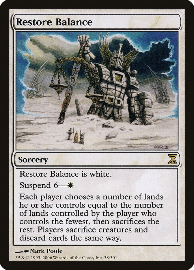 Restore Balance (38) [TSP] - MTG Single
