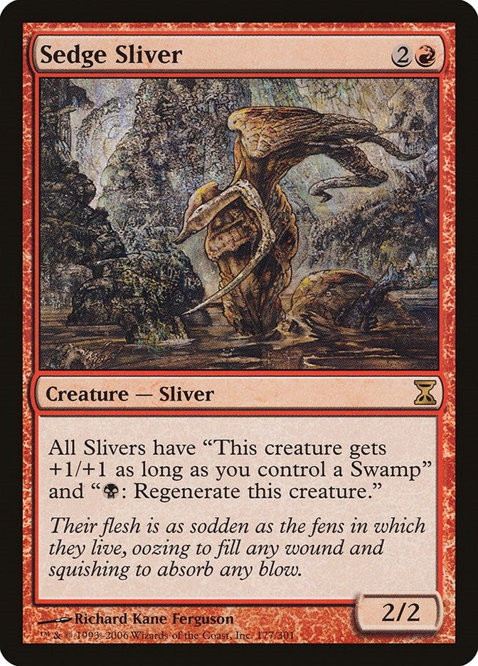 Sedge Sliver (177) [TSP] - MTG Single