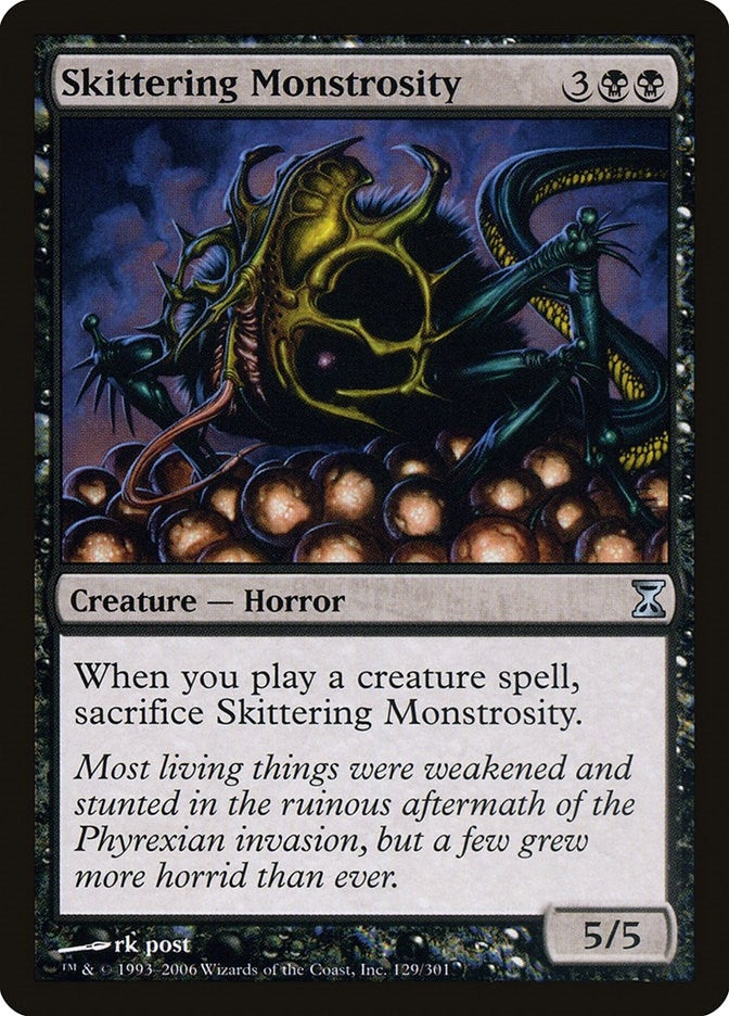 Skittering Monstrosity (129) [TSP] - MTG Single