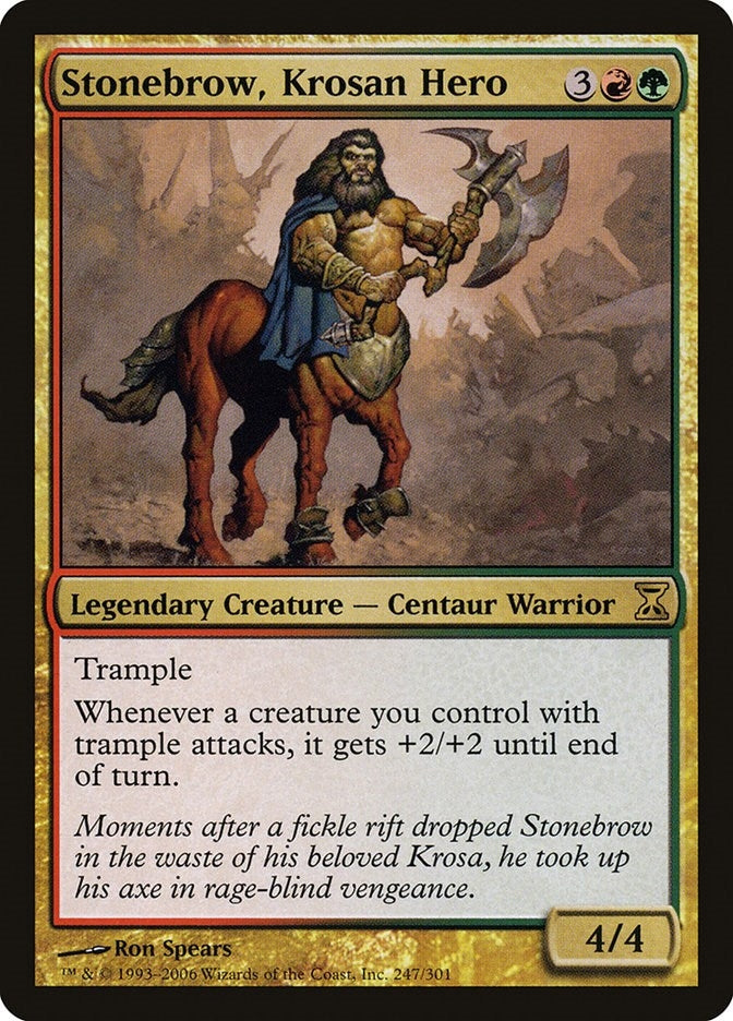 Stonebrow Krosan Hero (247) [TSP] - MTG Single
