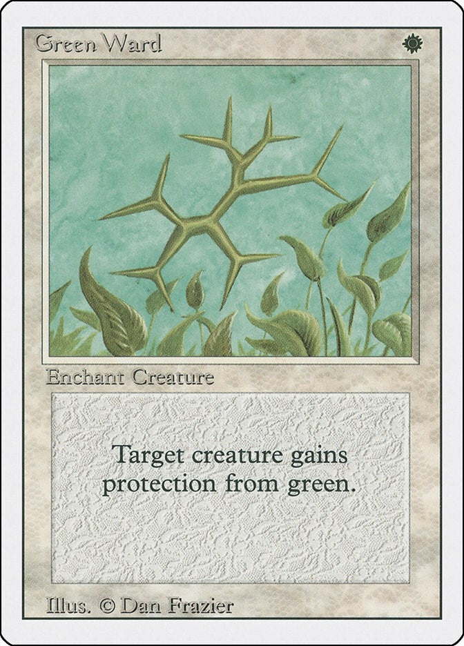 Green Ward [3ED] - MTG Single