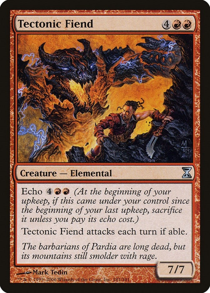 Tectonic Fiend (181) [TSP] - MTG Single