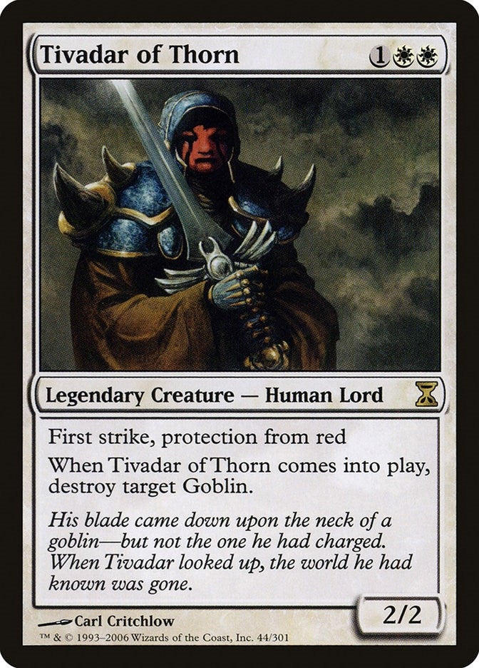 Tivadar of Thorn (44) [TSP] - MTG Single