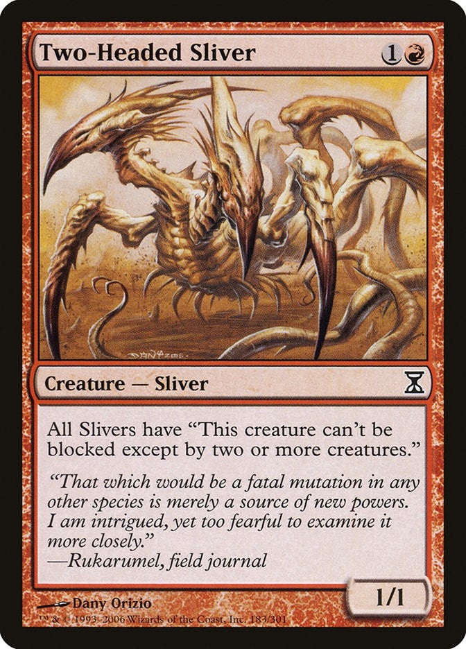 Two-Headed Sliver (183) [TSP] - MTG Single