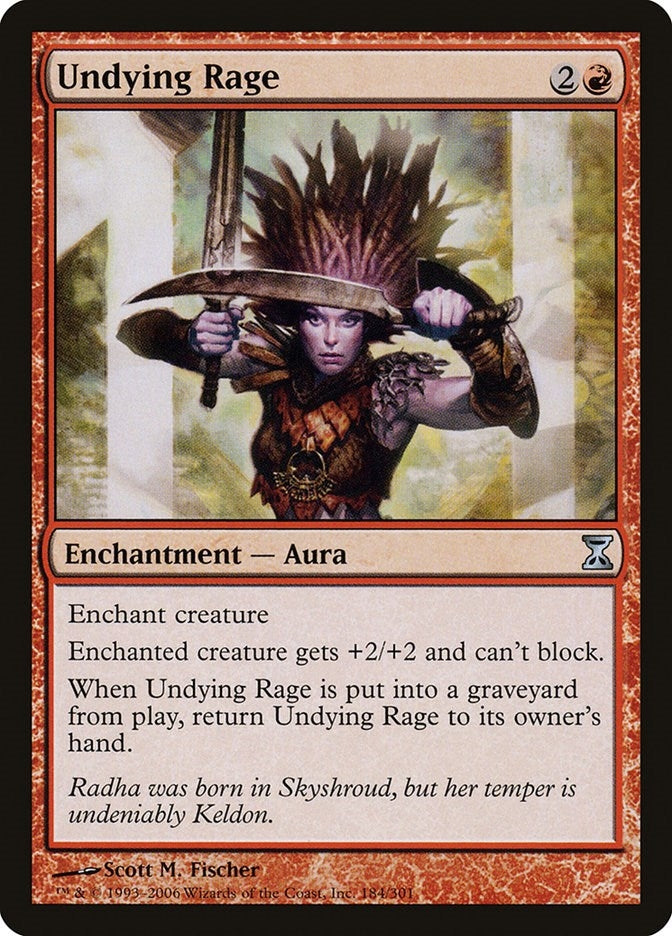 Undying Rage (184) [TSP] - MTG Single