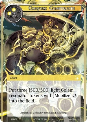 Conjure Constructs (1) [ACNS] - Force of Will Single