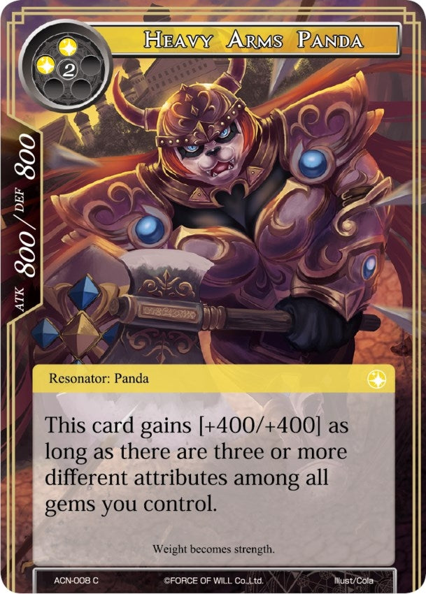 Heavy Arms Panda (8) [ACNS] - Force of Will Single
