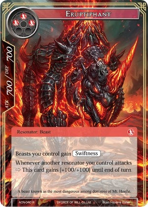Eruptiphant (40) [ACNS] - Force of Will Single