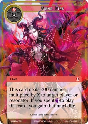 Fiend Fire (42) [ACNS] - Force of Will Single