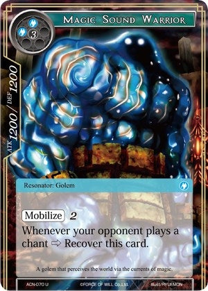 Magic Sound Warrior (70) [ACNS] - Force of Will Single