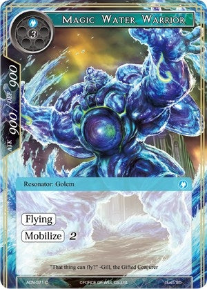 Magic Water Warrior (71) [ACNS] - Force of Will Single
