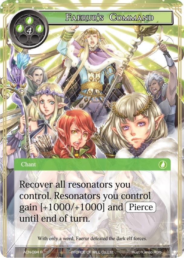 Faerur’s Command (94) [ACNS] - Force of Will Single