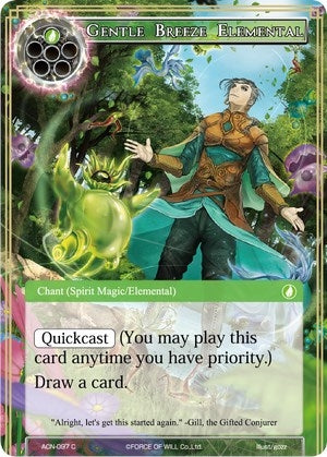 Gentle Breeze Elemental (97) [ACNS] - Force of Will Single