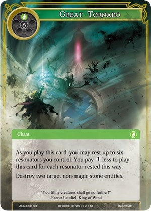 Great Tornado (98) [ACNS] - Force of Will Single