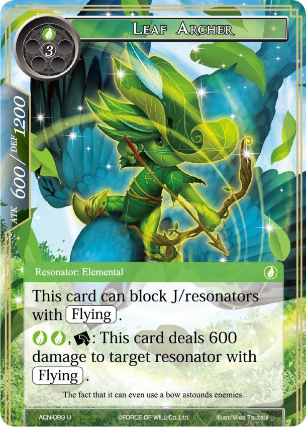 Leaf Archer (99) [ACNS] - Force of Will Single