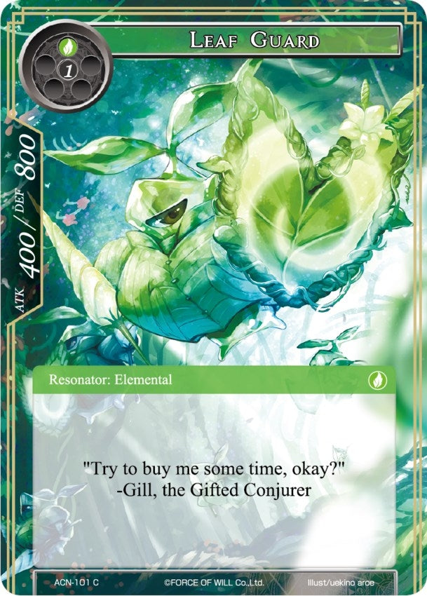 Leaf Guard (101) [ACNS] - Force of Will Single