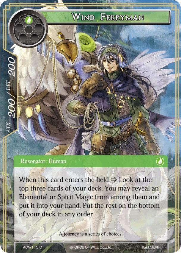 Wind Ferryman (113) [ACNS] - Force of Will Single