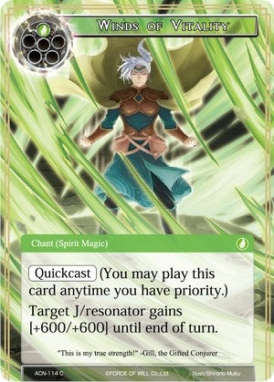 Winds of Vitality (114) [ACNS] - Force of Will Single