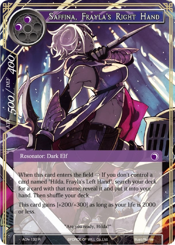 Saffina Frayla’s Right Hand (132) [ACNS] - Force of Will Single