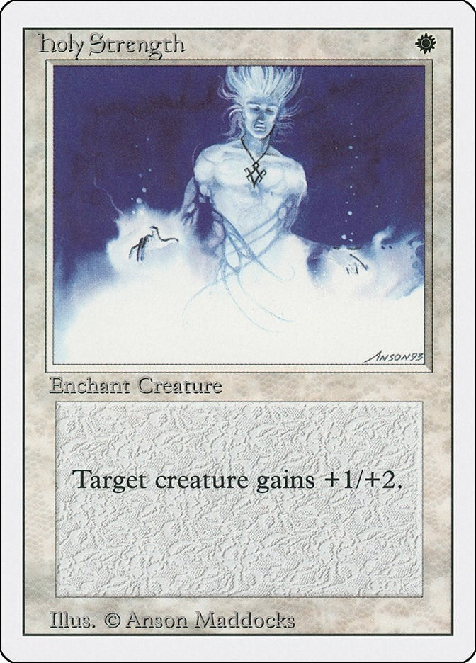 Holy Strength [3ED] - MTG Single