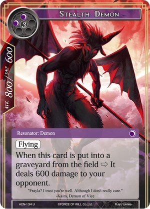 Stealth Demon (134) [ACNS] - Force of Will Single