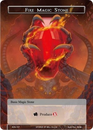 Fire Magic Stone (157) [ACNS] - Force of Will Single