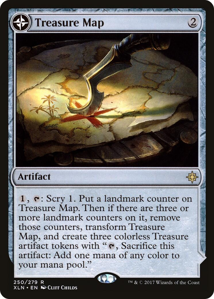 Treasure Map (250) [XLN] - MTG Single