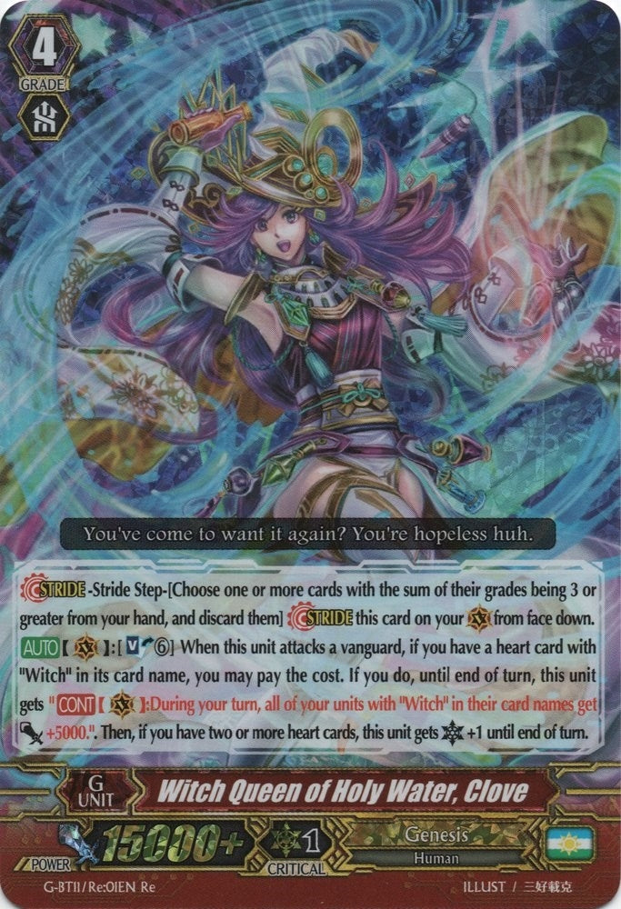 Witch Queen of Holy Water Clove (1101) [G-BT11] - Cardfight Vanguard Single