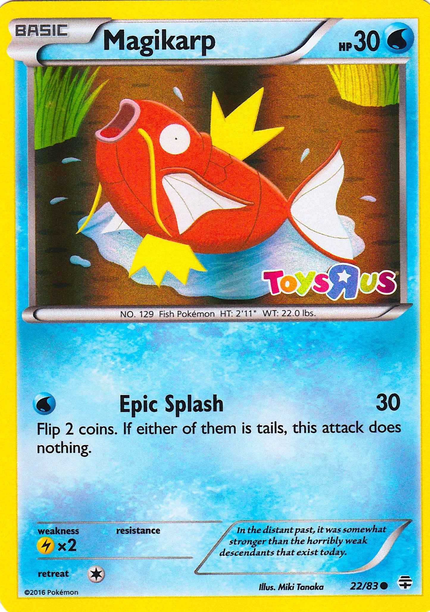 Image for Magikarp - 22/83 (Toys R Us Promo) (022/083) (Miscellaneous Cards & Products) - Pokemon