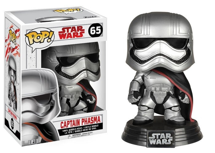 Star Wars: The Last Jedi: Captain Phasma (Bobble-Head) (65) [POP!] - Funko Sealed