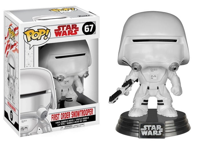 Star Wars: The Last Jedi: First Order Snowtrooper (Bobble-Head) (67) [POP!] - Funko Sealed
