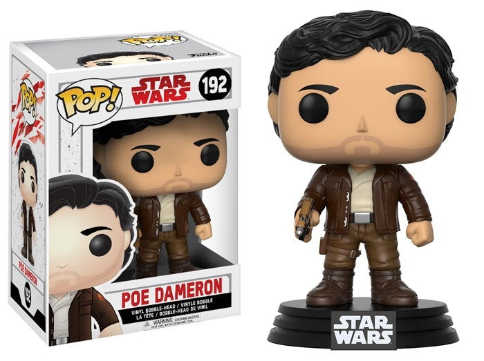 Star Wars: The Last Jedi: Poe Dameron (Bobble-Head) (192) [POP!] - Funko Sealed