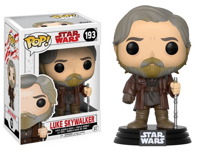 Star Wars: The Last Jedi: Luke Skywalker (Bobble-Head) (193) [POP!] - Funko Sealed