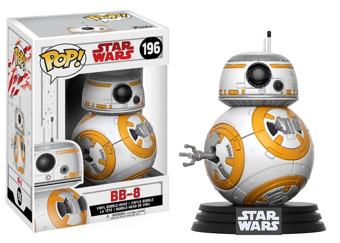 Star Wars: The Last Jedi: BB-8 (Bobble-Head) (196) [POP!] - Funko Sealed