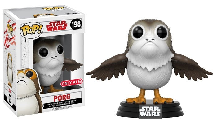Star Wars: The Last Jedi: Porg (Wings Out) (Bobble-Head) (Target Exclusive) (198) [POP!] - Funko Sealed