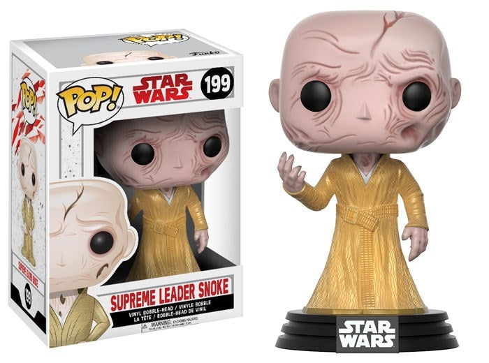 Star Wars: The Last Jedi: Supreme Leader Snoke (Bobble-Head) (199) [POP!] - Funko Sealed