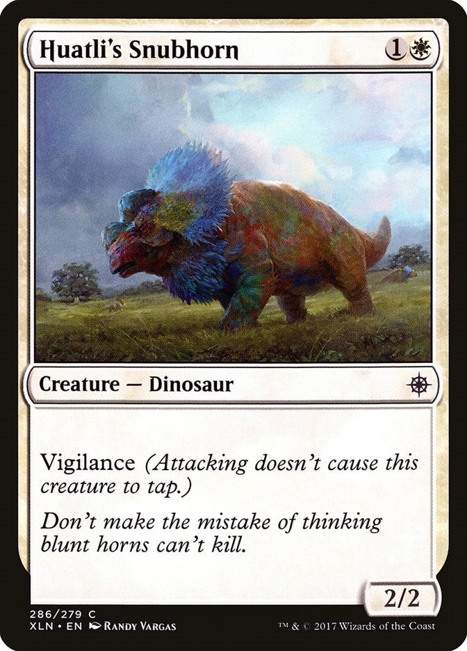Huatli’s Snubhorn (286) [XLN] - MTG Single
