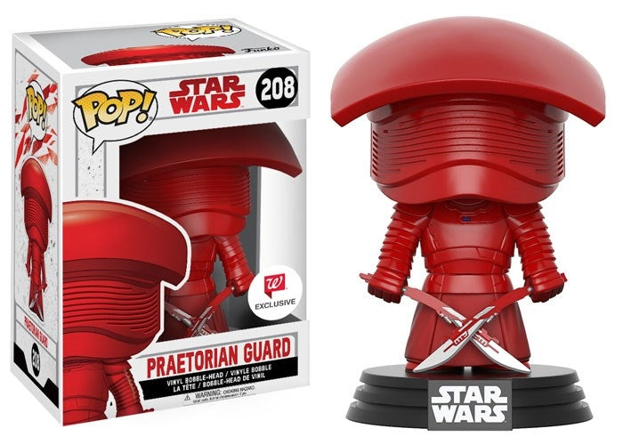 Star Wars: The Last Jedi: Praetorian Guard (Vibroblades) (Bobble-Head) (Walgreens Exclusive) (208) [POP!] - Funko Sealed
