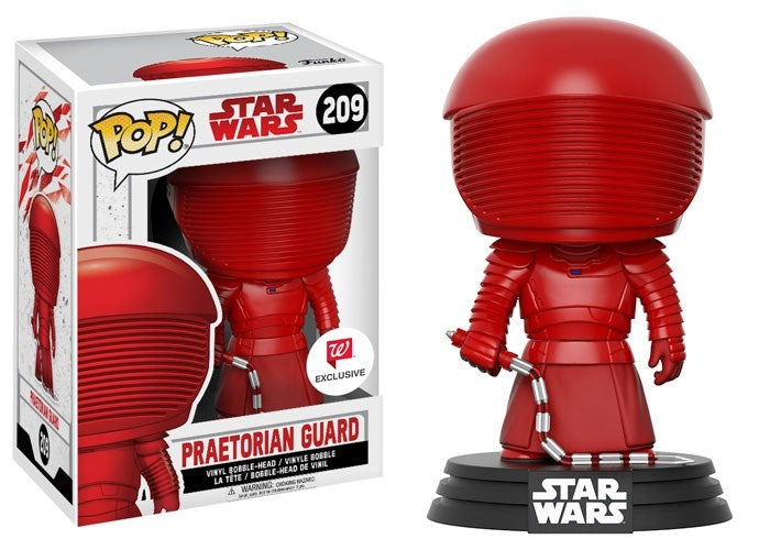 Star Wars: The Last Jedi: Praetorian Guard (Whip Staff) (Bobble-Head) (Walgreens Exclusive) (209) [POP!] - Funko Sealed