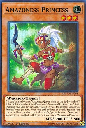 Amazoness Princess (8) (LEDU) - YuGiOh Single