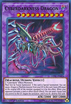 Cyberdarkness Dragon (24) (LEDU) - YuGiOh Single