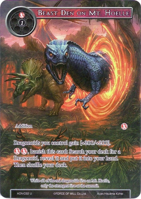 Beast Den on Mt. Hoelle (Full Art) (32) [ACNS] - Force of Will Single