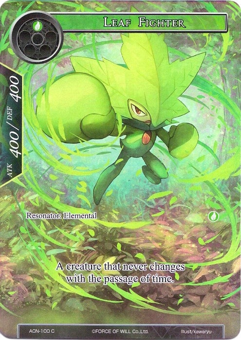 Leaf Fighter (Full Art) (100) [ACNS] - Force of Will Single