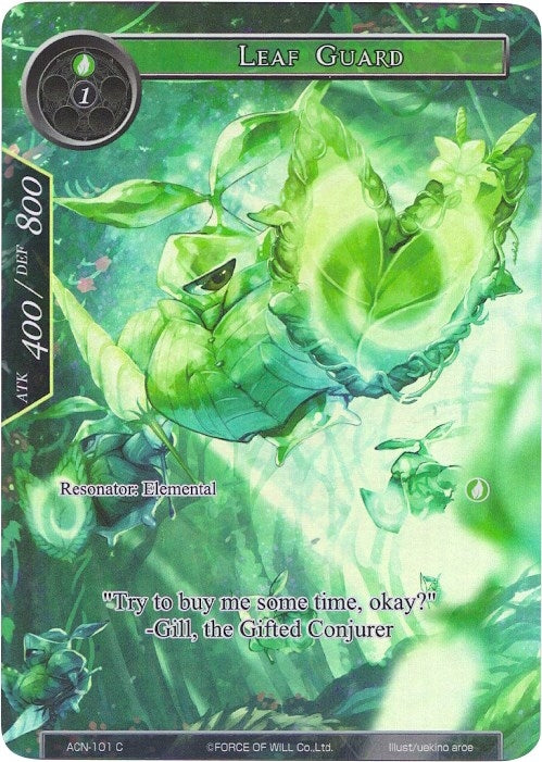 Leaf Guard (Full Art) (101) [ACNS] - Force of Will Single