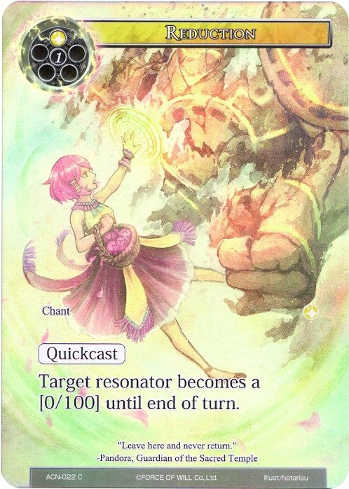 Reduction (Full Art) (22) [ACNS] - Force of Will Single