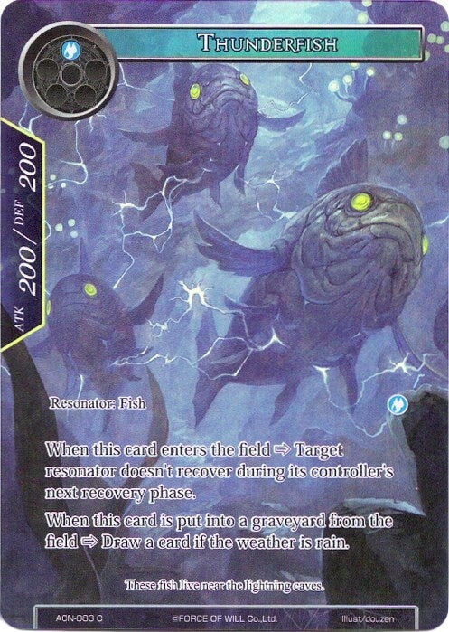 Thunderfish (Full Art) (83) [ACNS] - Force of Will Single