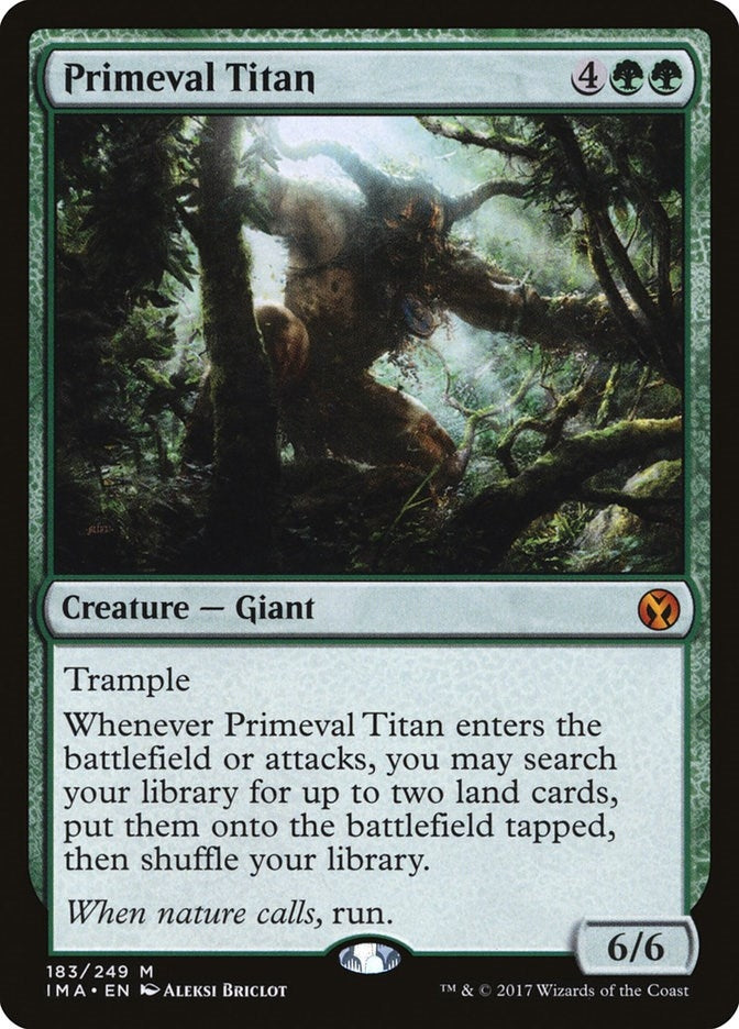 Primeval Titan (183) [IMA] - MTG Single